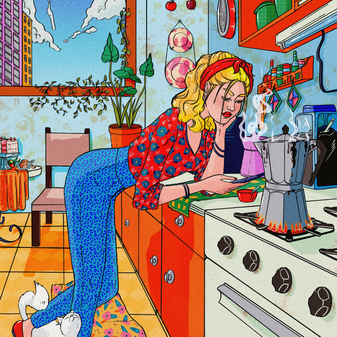 Morning Coffee Girl 02